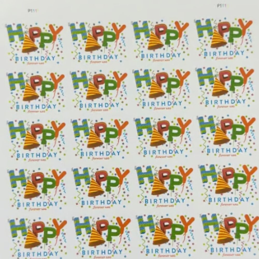 2021 New stamp stickers collectiNew stamp stickers collection of 50 sheets 1000
